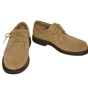 Red Wings 4073 Oxford Lace Up Shoes Tan Suede Leather Size 10.5EE